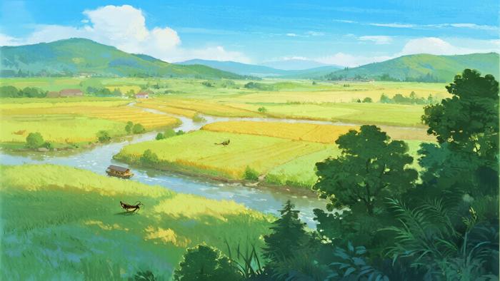jimeng-2025-07-22-9800-画一幅适合大暑节气的图片，简约清新景色.jpeg